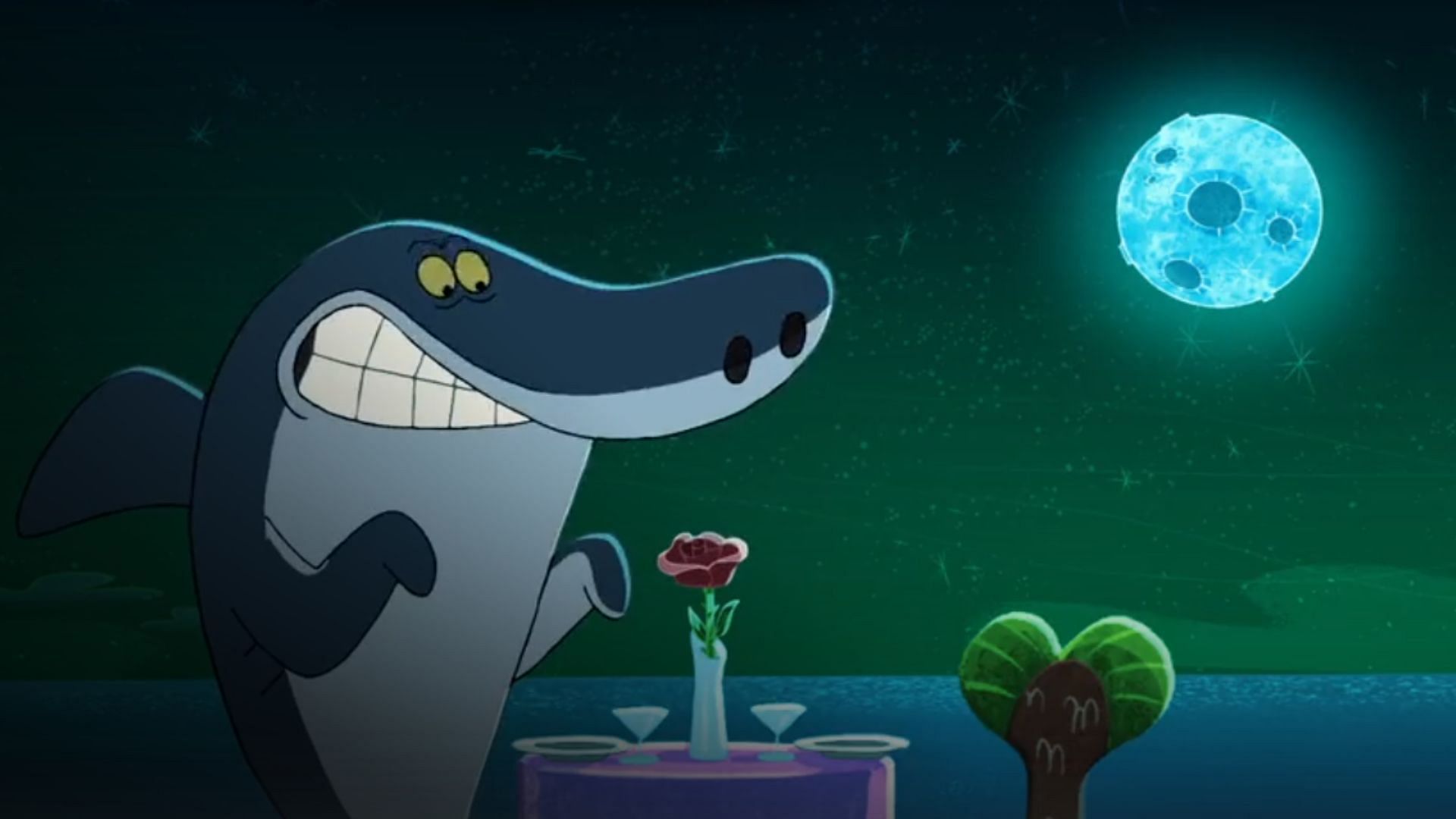 Zig & Sharko is a French animated slapstick comedy (Image via Netflix)